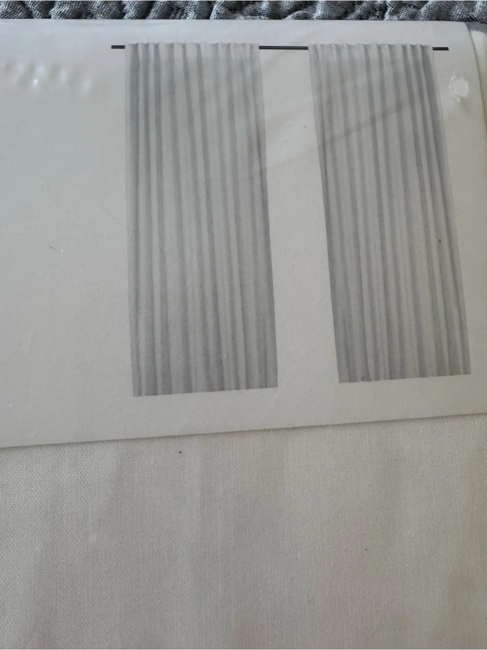 New IKEA Vivan White Pack of 2 Panels Curtains Semi-Sheer 1 Pair